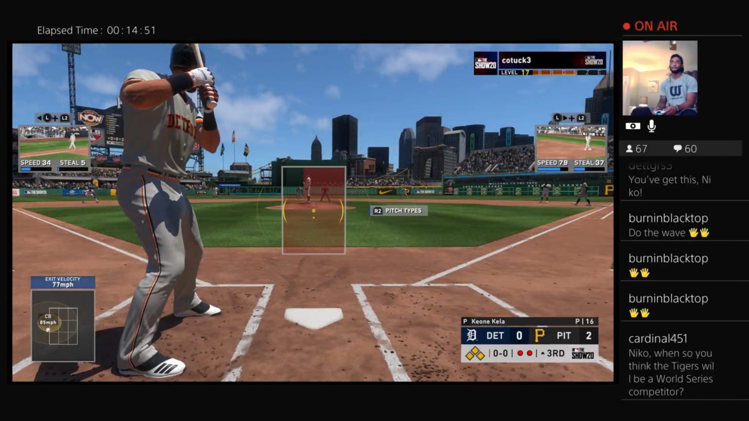 Niko Goodrum vs. Cole Tucker in MLB The Show 20 | 04/22/2020 | MLB.com