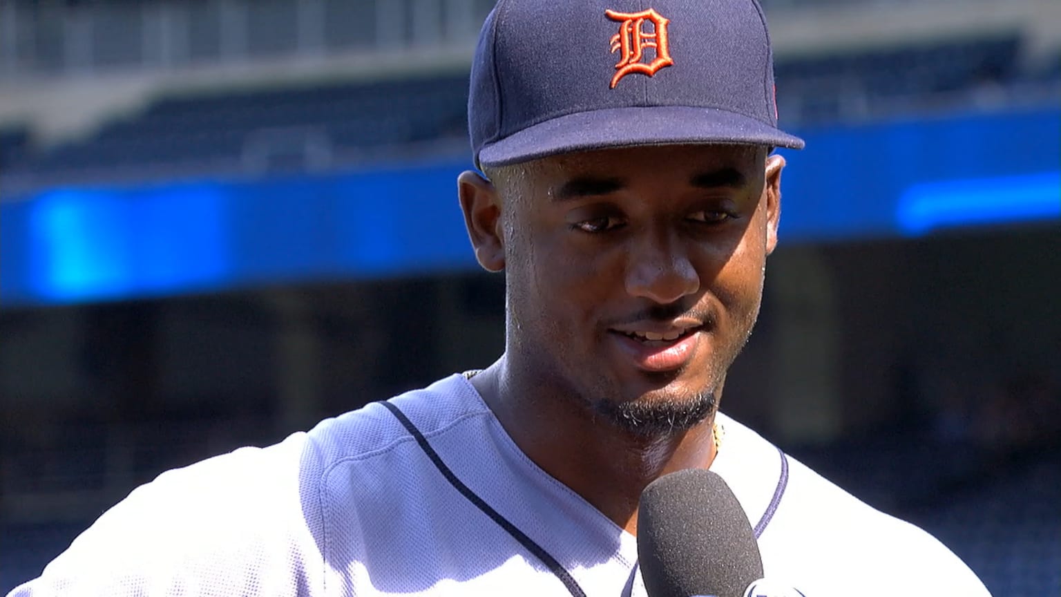 DET@KC: Goodrum discusses his big 4-hit game | 07/14/2019 | Detroit Tigers