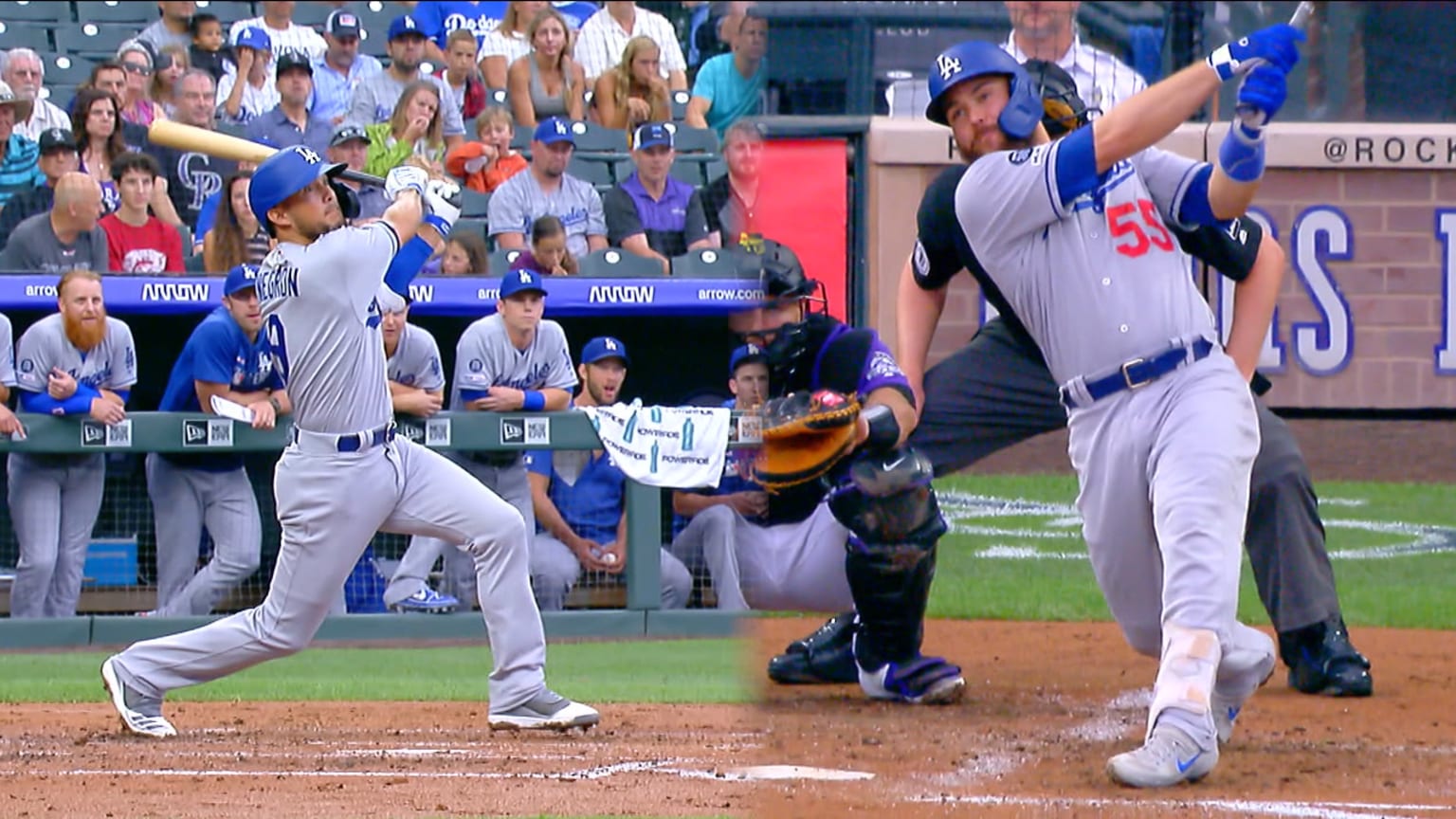 LAD@COL: Negron, Martin go back-to-back in the 2nd | 07/30/2019 | Los ...