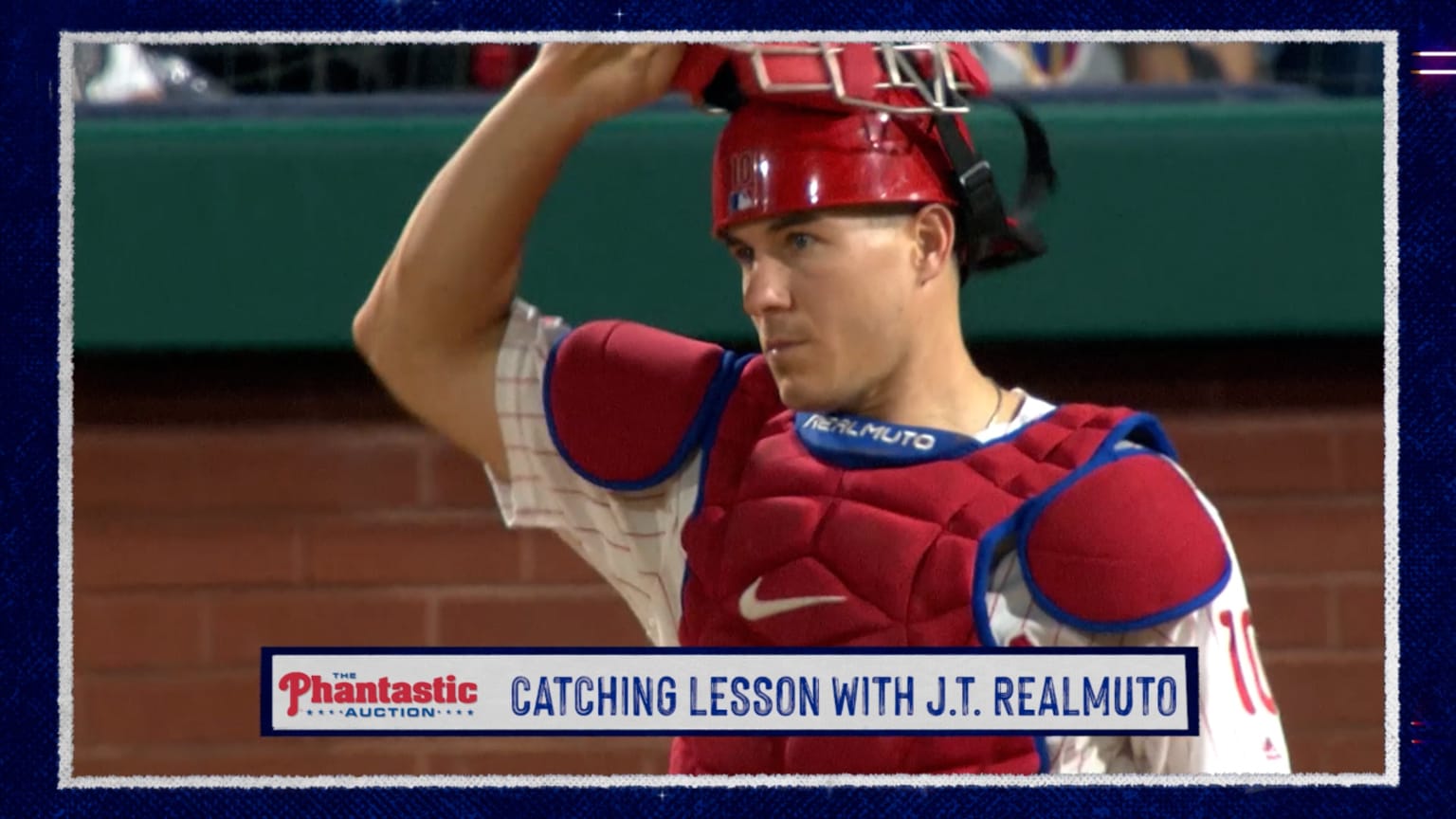 Private Catching Session with Phillies All-Star Catcher J.T. Realmuto