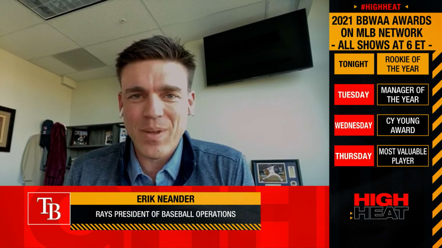 Erik Neander on ROY race and the Rays' 2021 season | 11/15/2021 | Tampa ...