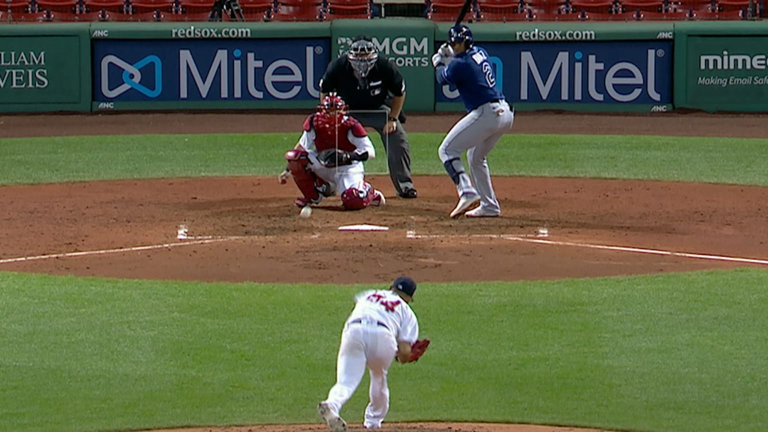 Martín Pérez's five strikeouts 08/11/2020 Boston Red Sox