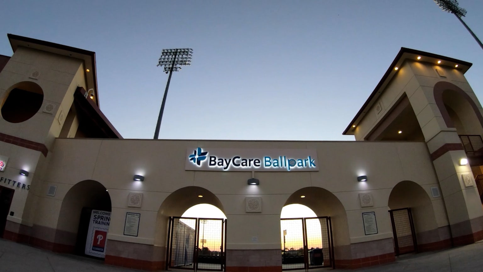 BayCare Ballpark signage goes up, 02/26/2021