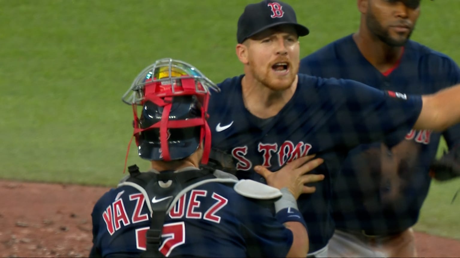 Benches clear during the 3rd 06/29/2022 Boston Red Sox