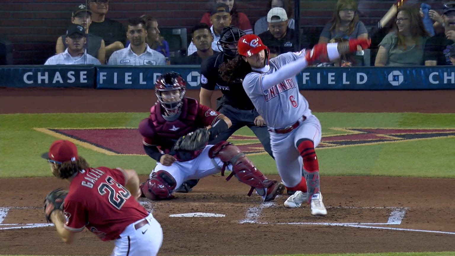 Jonathan India cracks an RBI double to left field | 06/15/2022 ...