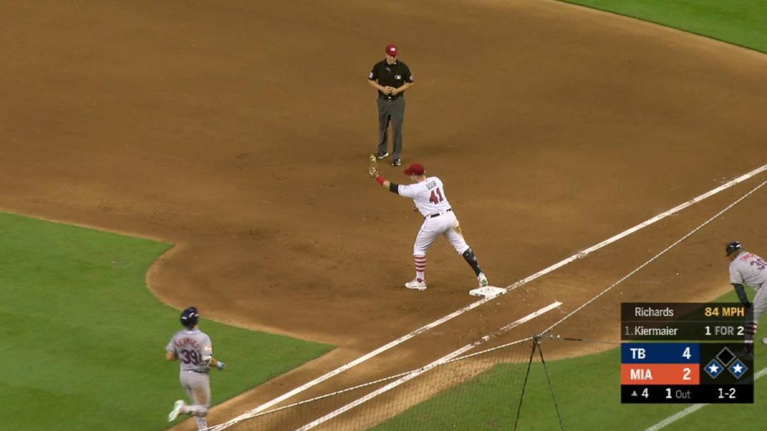 TB@MIA: Riddle makes a smooth double play turn | 07/03/2018 | Cleveland ...