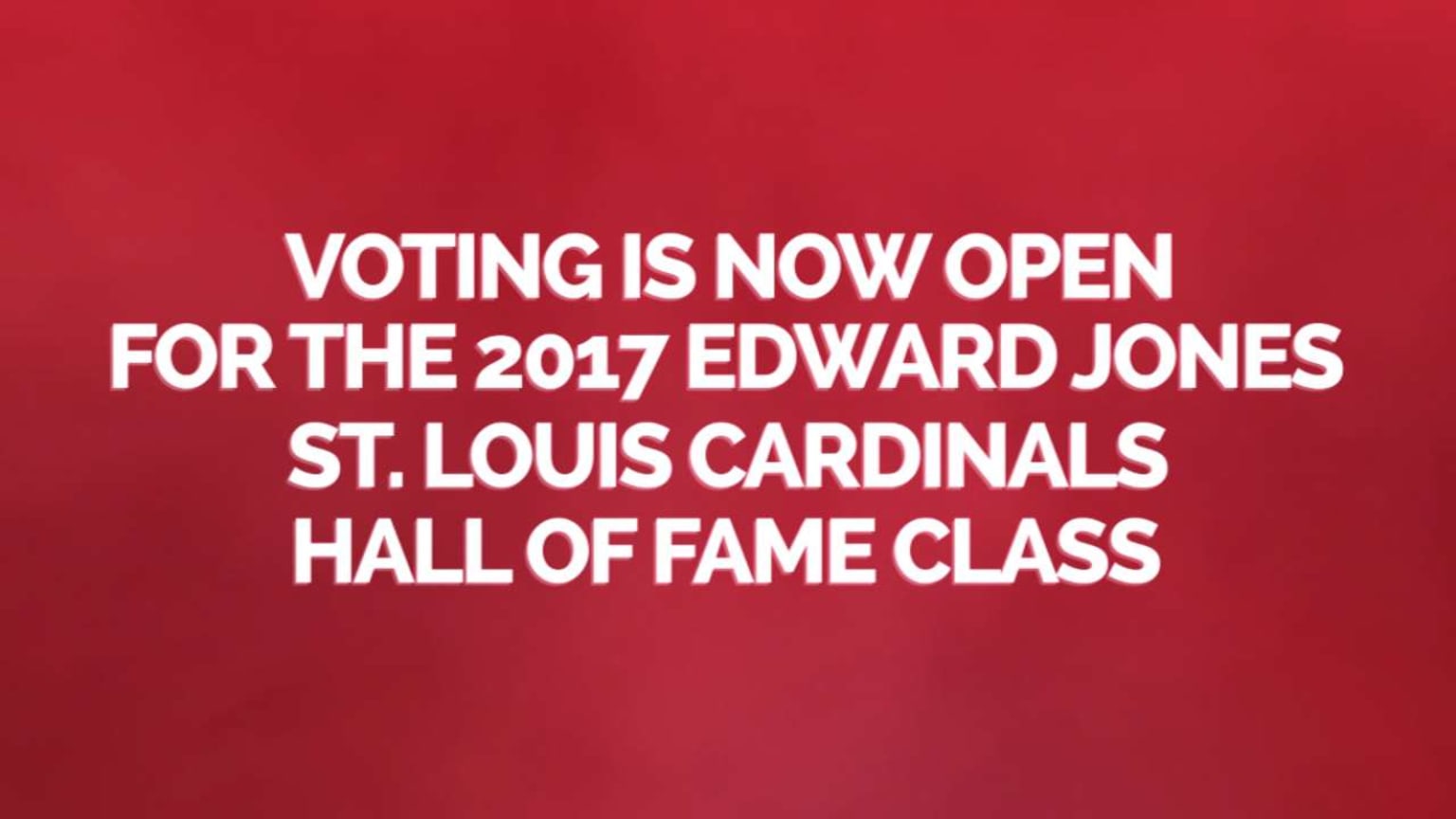 Cardinals Hall of Fame Voting | 02/24/2017 | St. Louis Cardinals