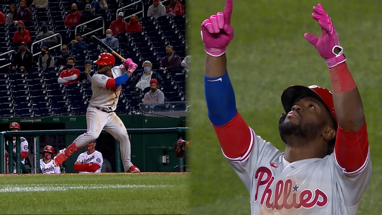 Odúbel Herrera's gametying HR 05/12/2021 Philadelphia Phillies