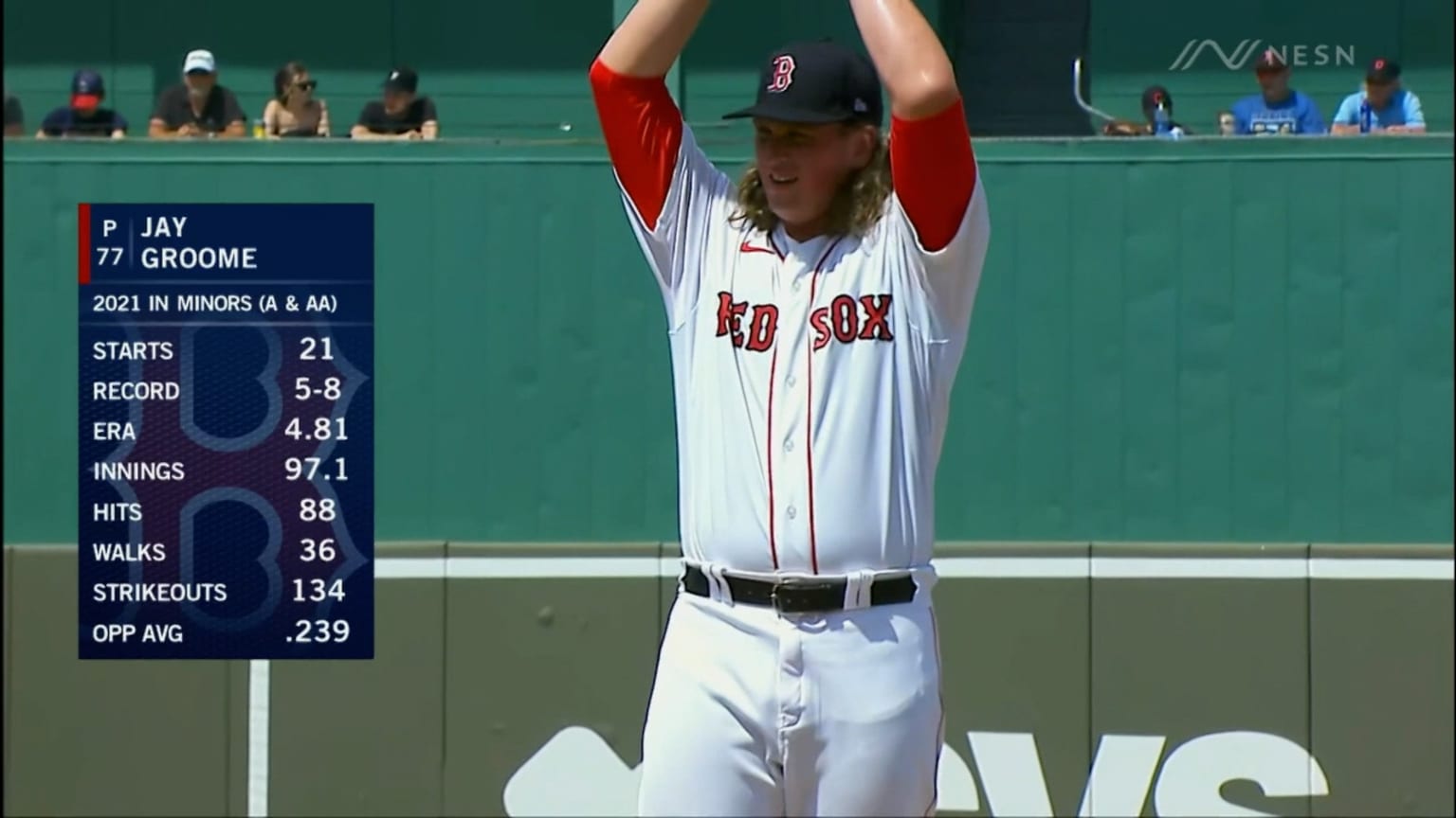 Jay Groome strikes out Kepler in top of 6th inning | 03/23/2022 ...