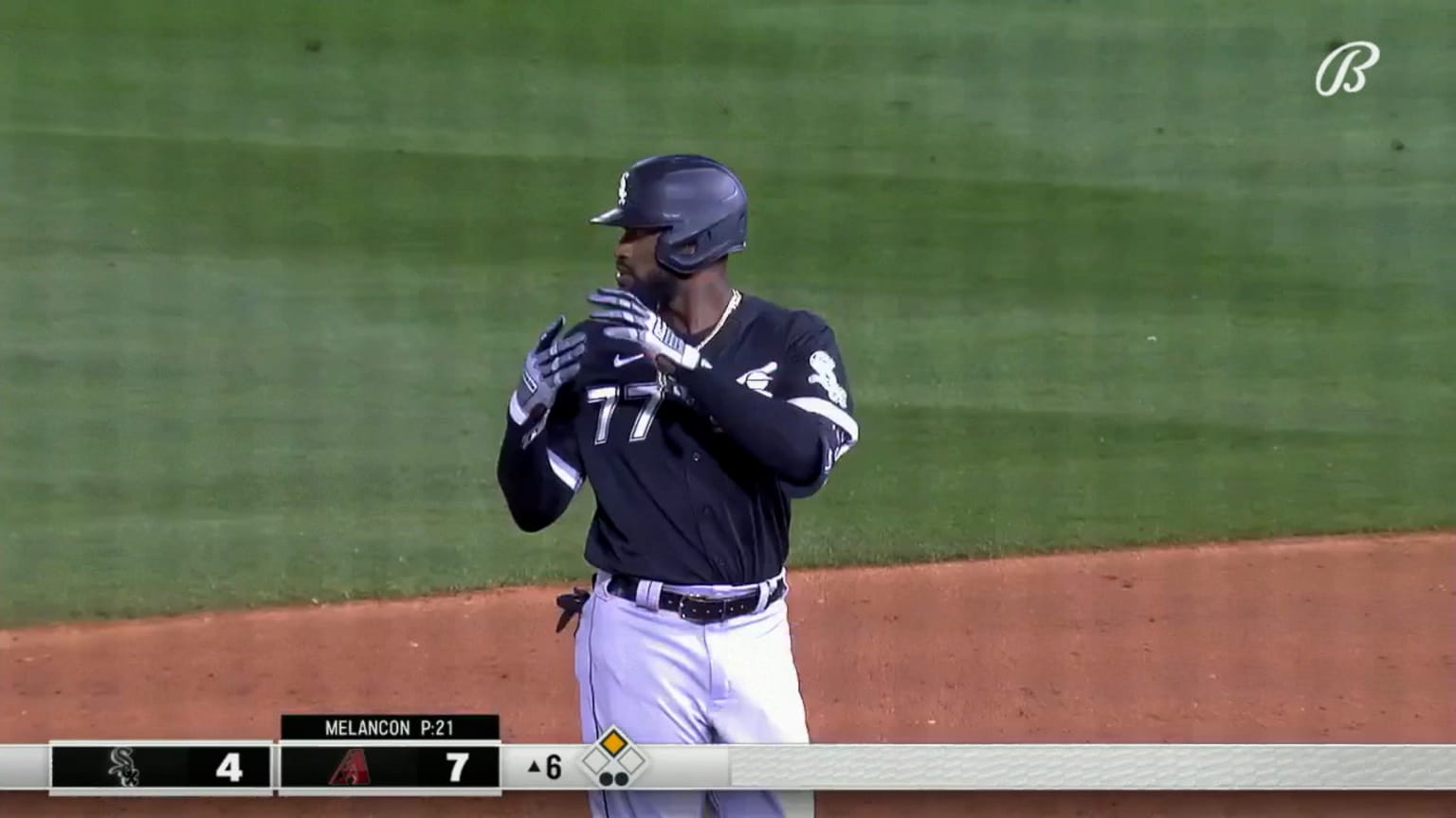Micker Adolfo lines a three-run double to center | 04/02/2022 | Detroit ...