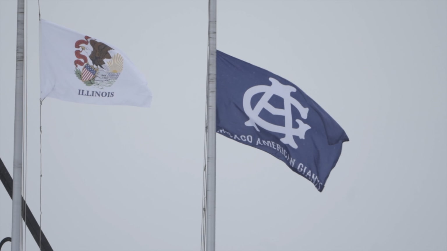 White Sox raise Negro League flag | 02/13/2021 | Chicago ...