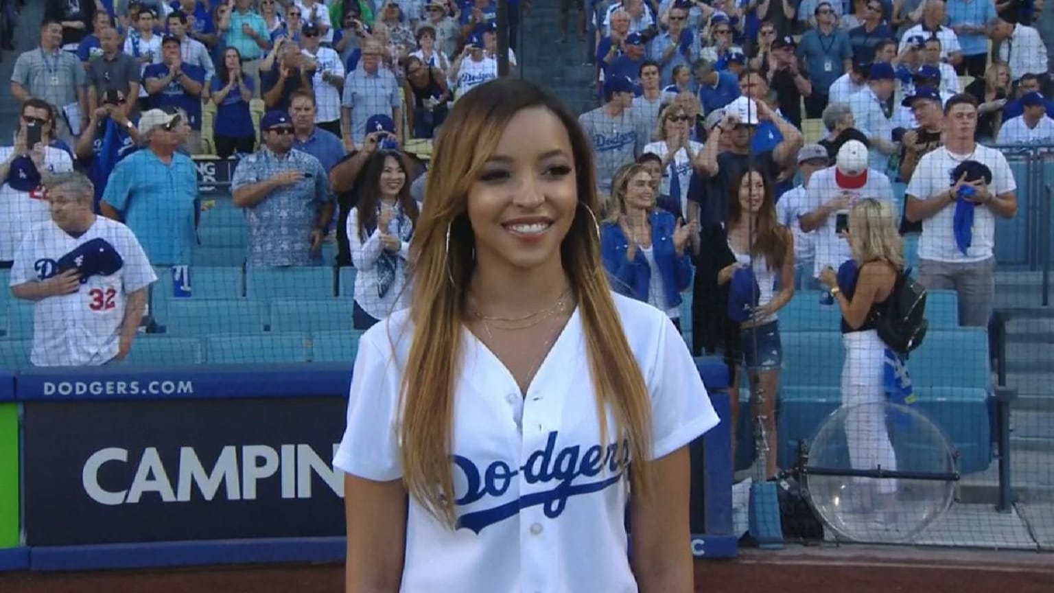 TINASHE on X: Let's go LA! 💙 @Dodgers