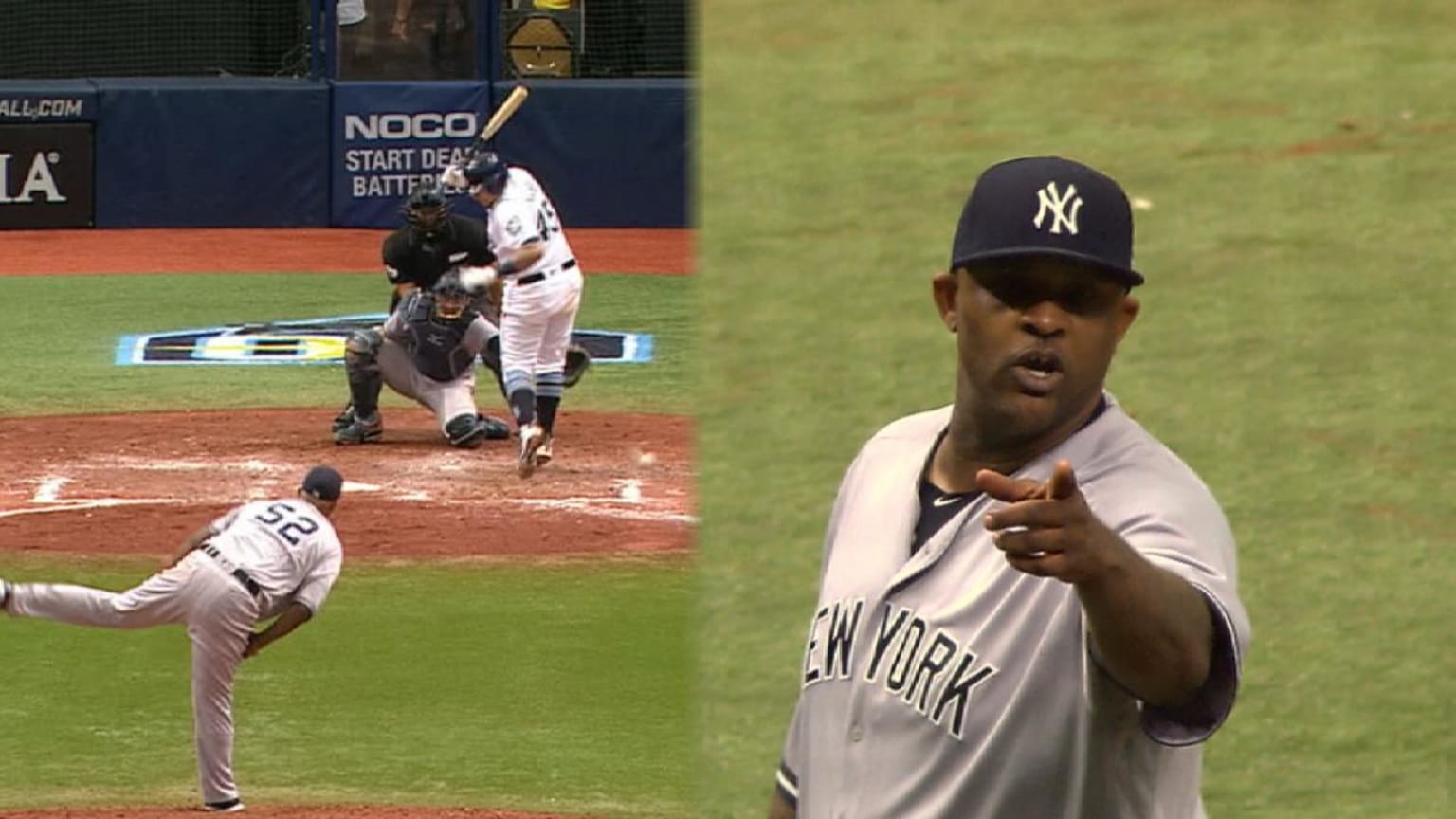 Yankees pitcher CC Sabathia taken to the hospital in 101F heat in