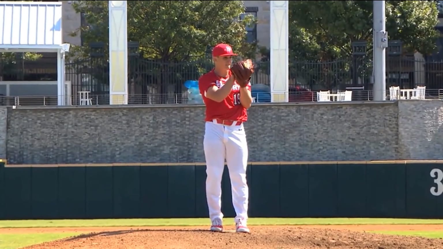Draft Report Calvin Ziegler, high school pitcher 04/21/2021