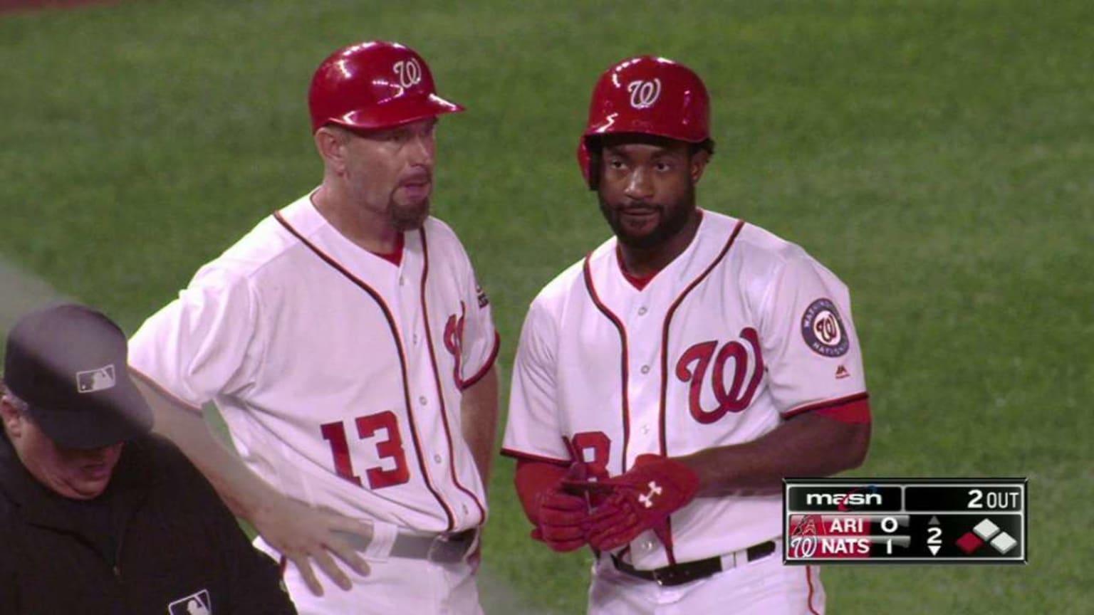 ARI@WSH: Goodwin scores Drew with first career triple | 09/26/2016 ...