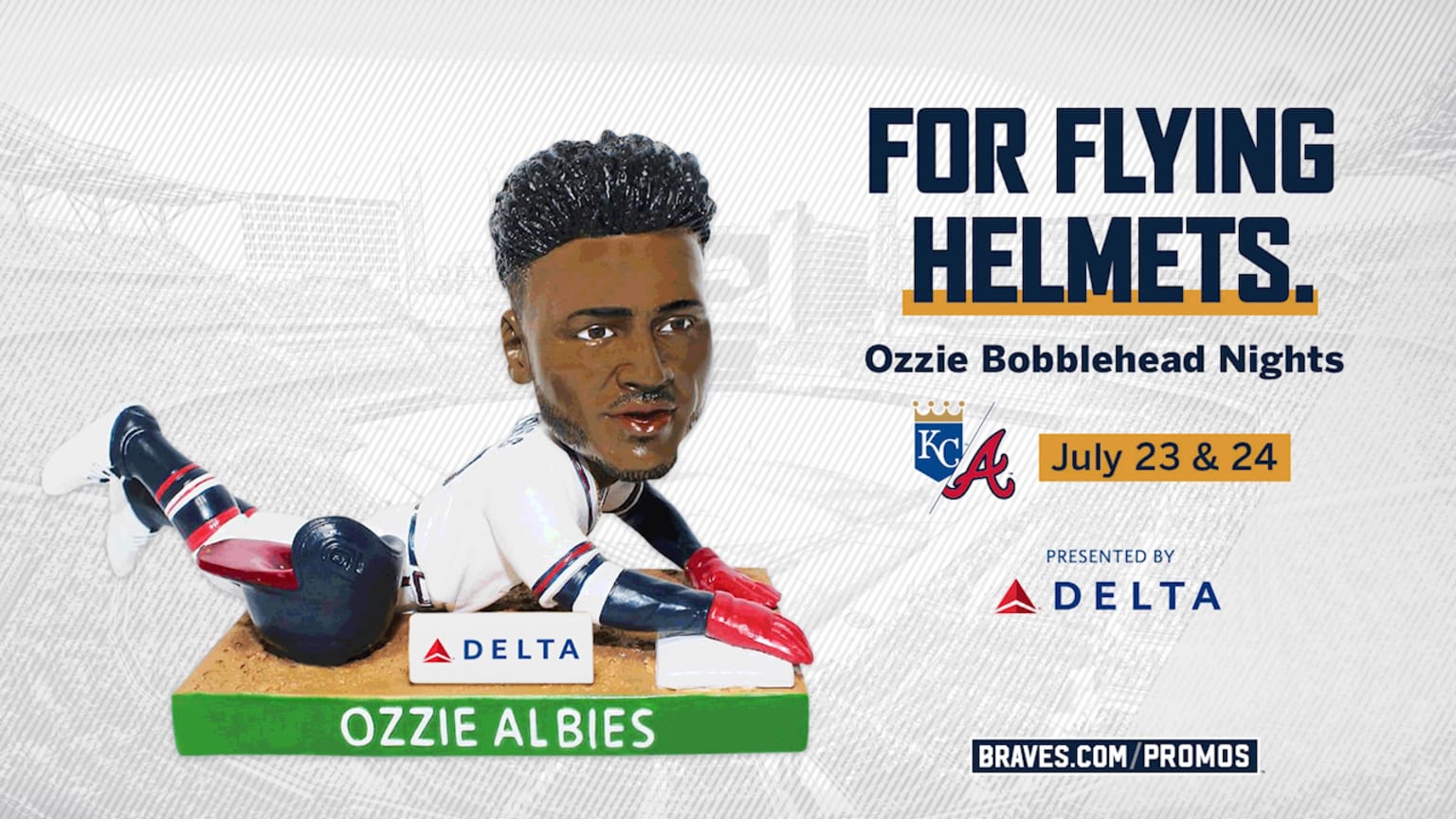 Blooper Atlanta Braves The East Is Ours Bobblehead MLB Baseball at