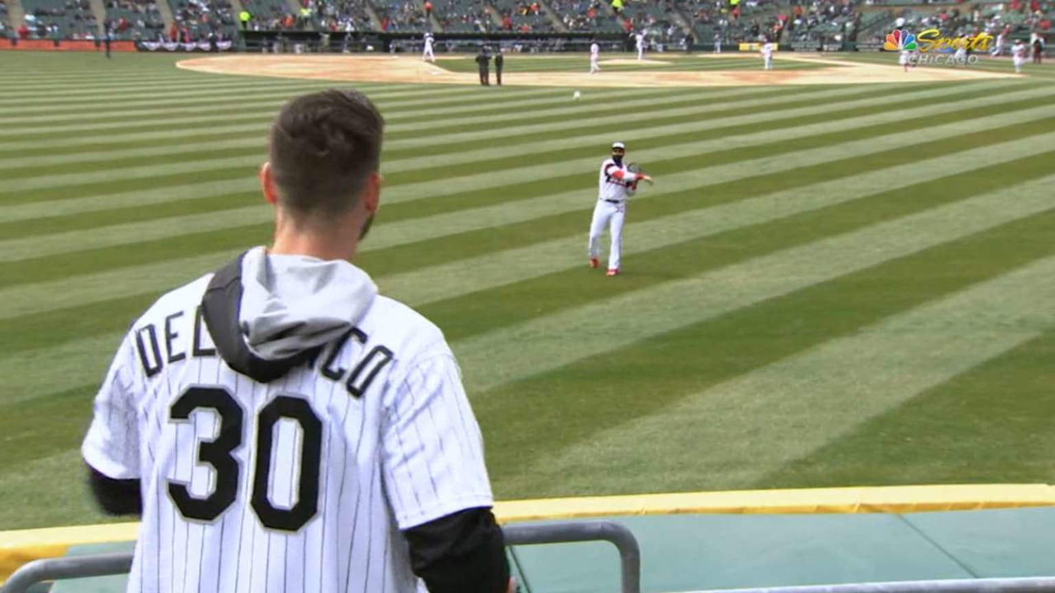 DET@CWS: Delmonico throws with his brother in stands | 04/08/2018 ...