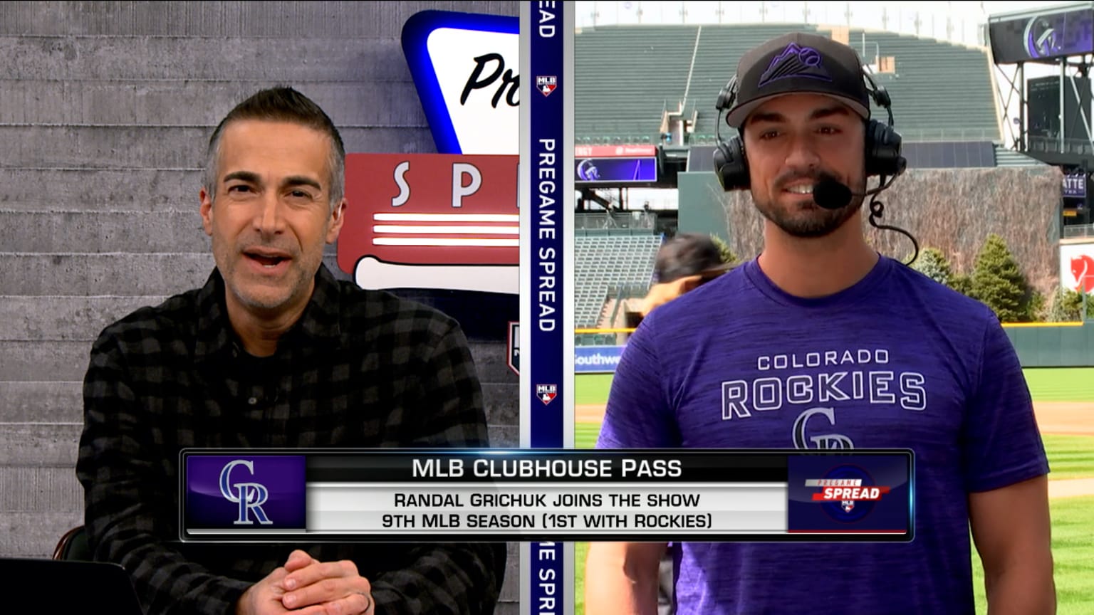Randal Grichuk on Pregame Spread 04/19/2022 Colorado Rockies