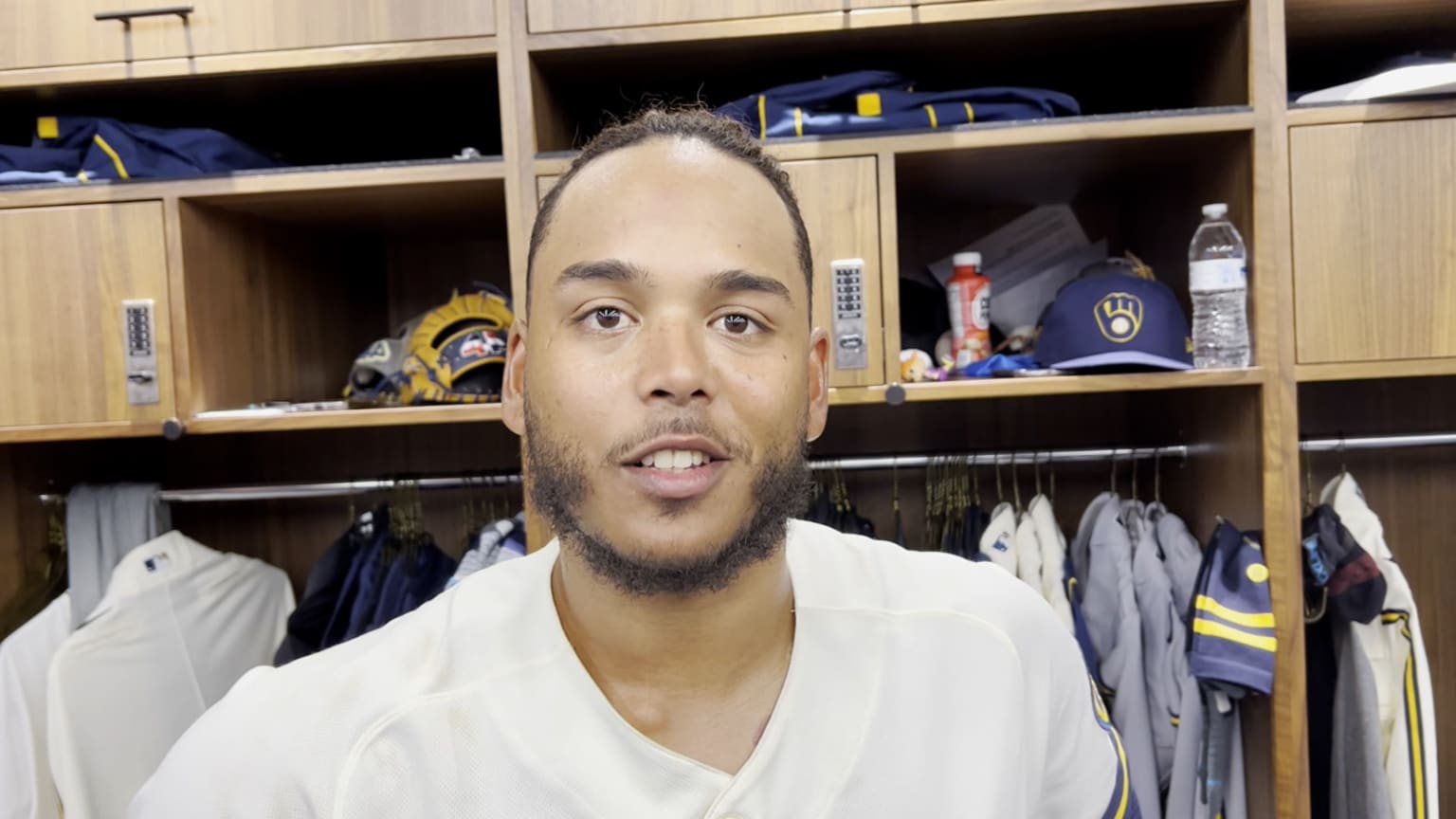 Peralta on his spring debut 03/20/2022 Milwaukee Brewers
