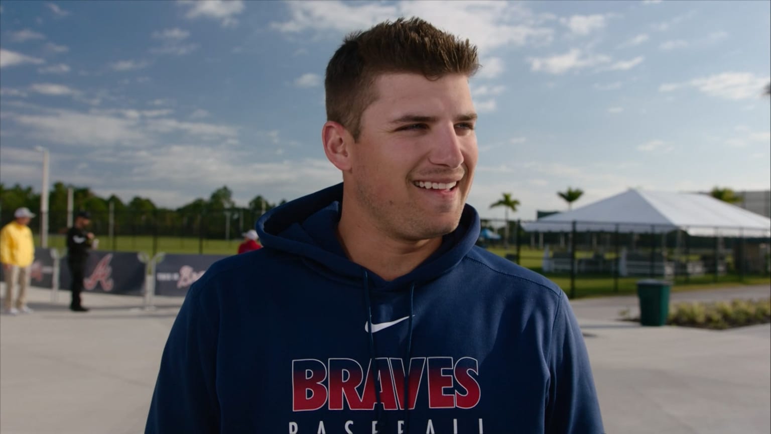 Austin Riley on returning to play third base | 02/28/2020 | Seattle ...