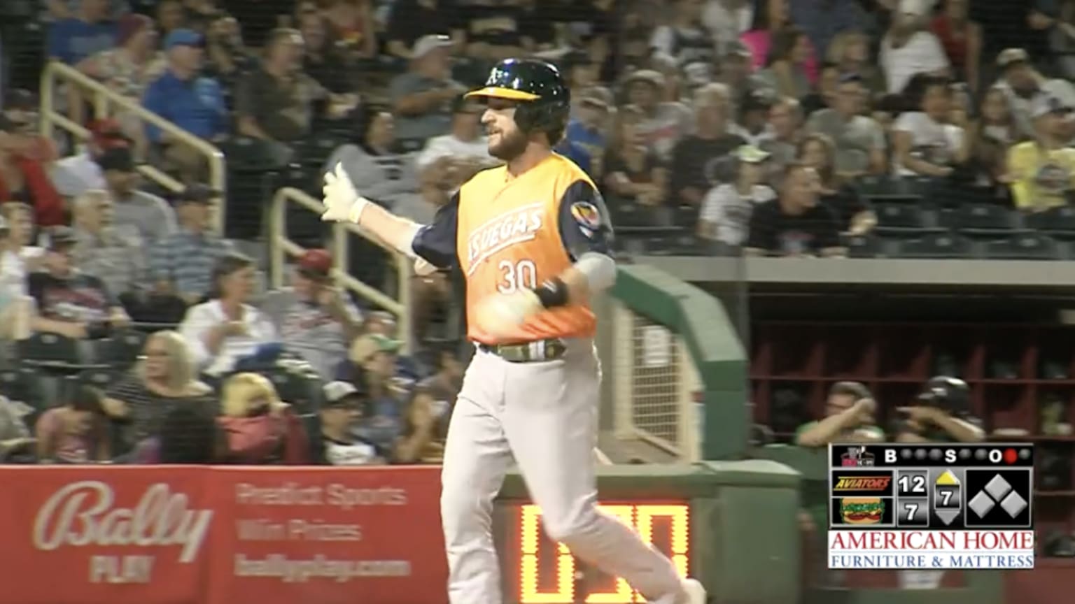 Rehabbing Jed Lowrie homers twice 07/31/2022 Oakland Athletics
