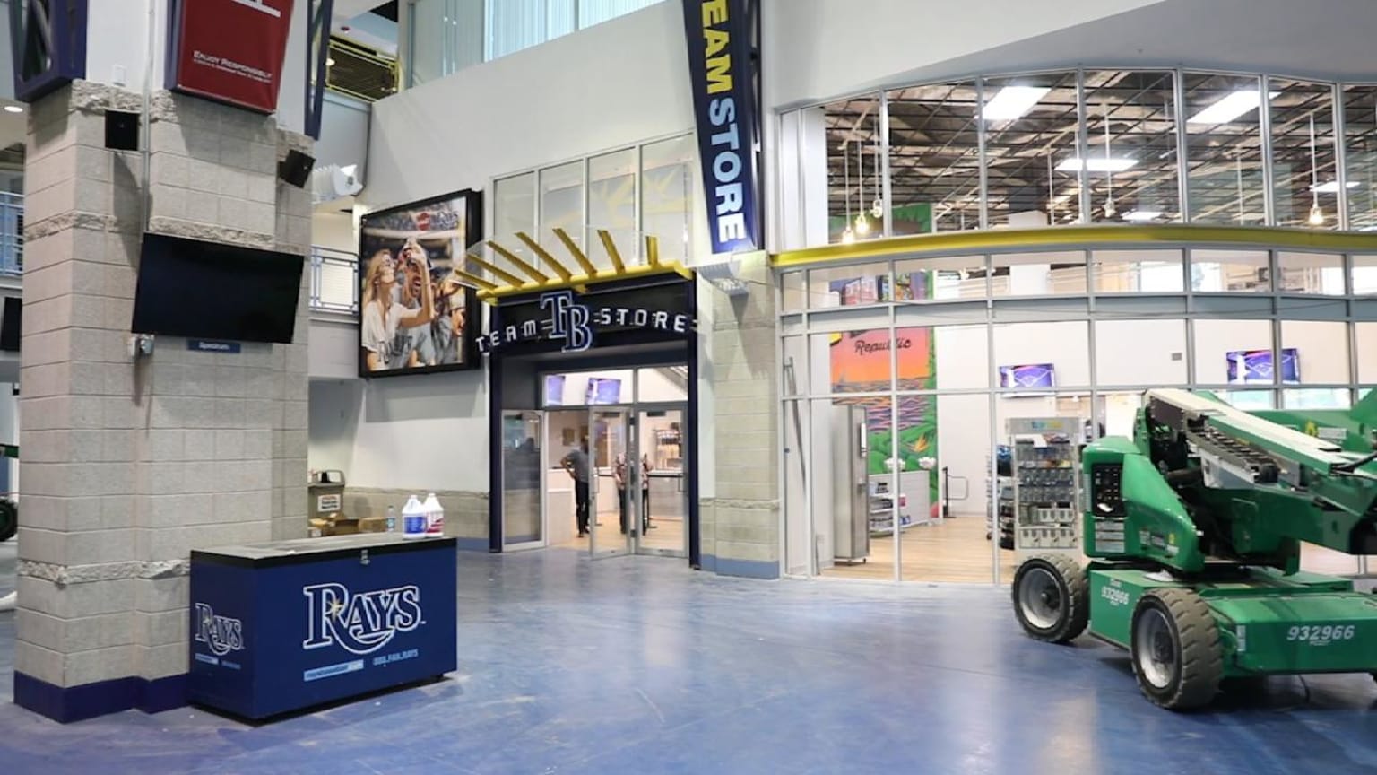 Tropicana Field introducing renovations this season | 03/28/2018 ...