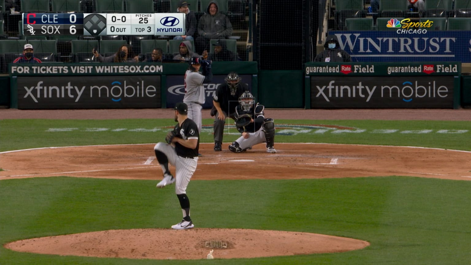 Carlos Rodón's 3rd inning of his no-hitter | 04/14/2021 | Chicago White Sox