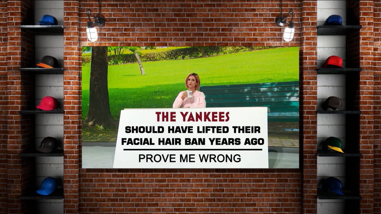 Hannah Keyser on Yankees' hair 04/20/2022