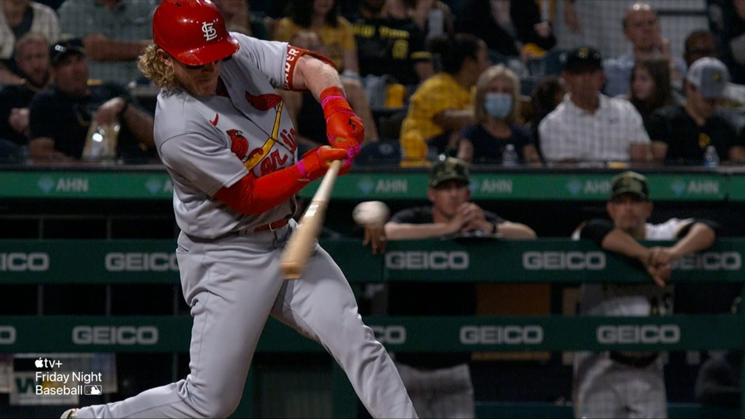Harrison Bader hits an RBI single to left field | 05/20/2022 | St ...