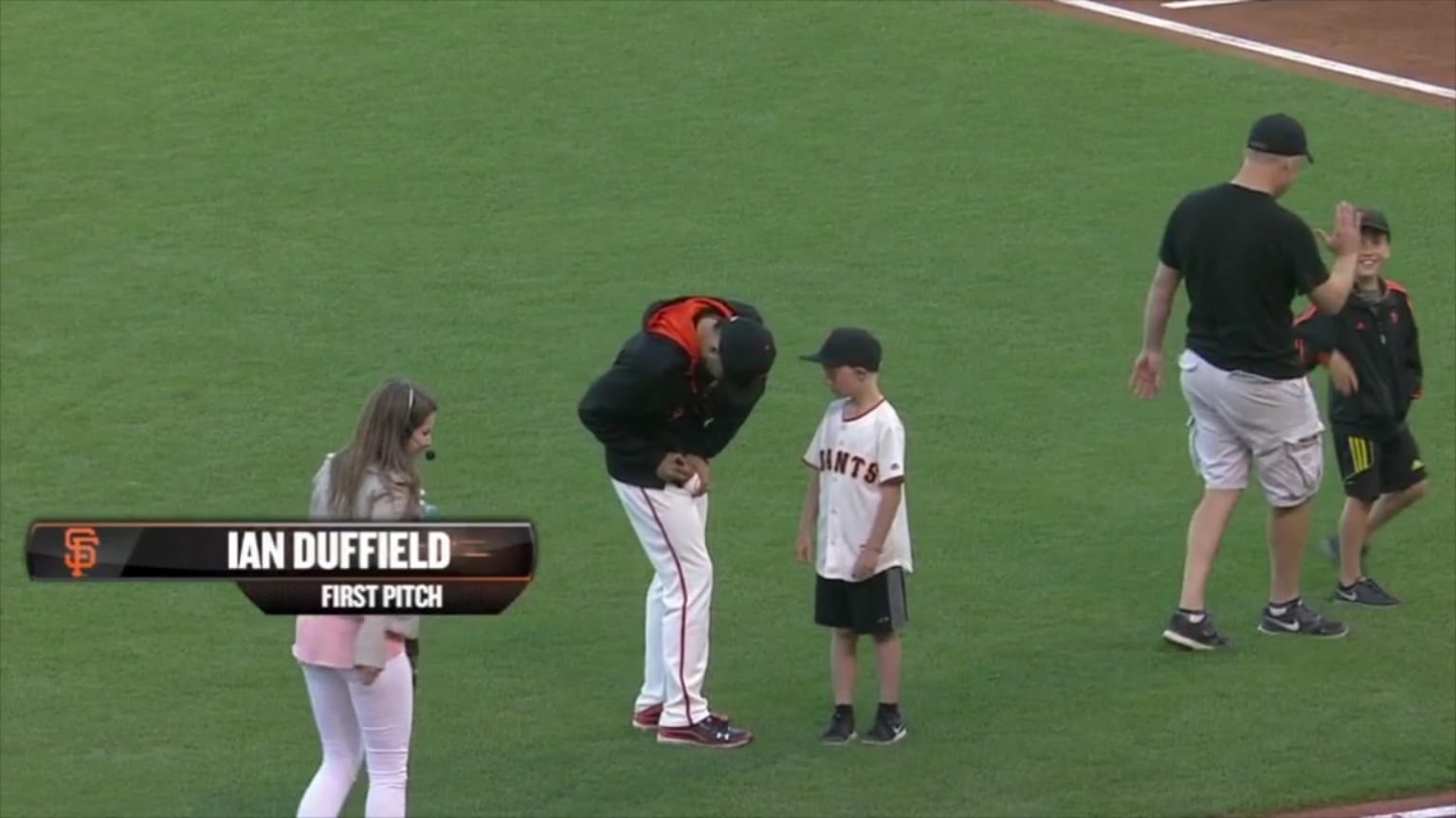 Ian Duffield throws out ceremonial first pitch | 09/04/2020 | Tampa Bay ...