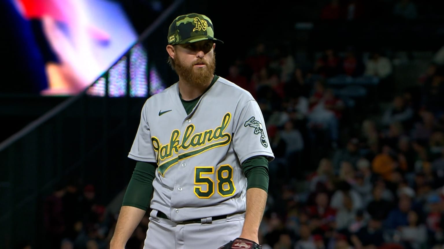 Paul Blackburn poncha a cinco 20/05/2022 Los Athletics de Oakland