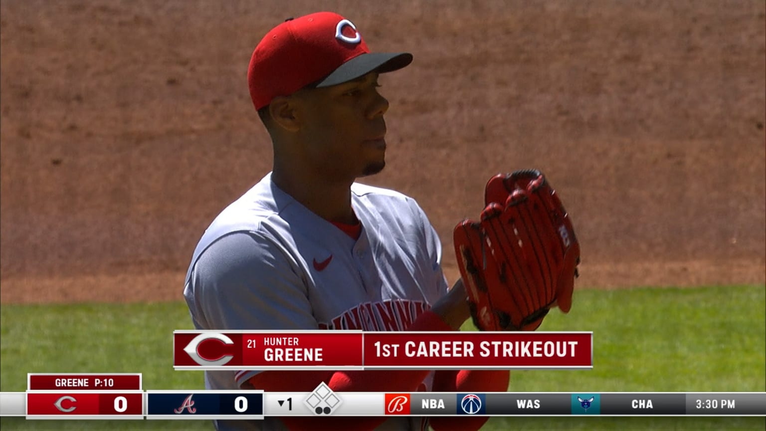Hunter Greene's 10 strikeouts, 04/29/2023