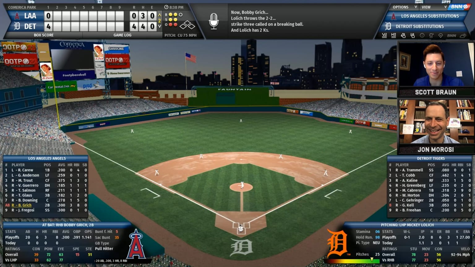 Dream Bracket: R32, DET-LAA G7 | 04/21/2020 | Detroit Tigers