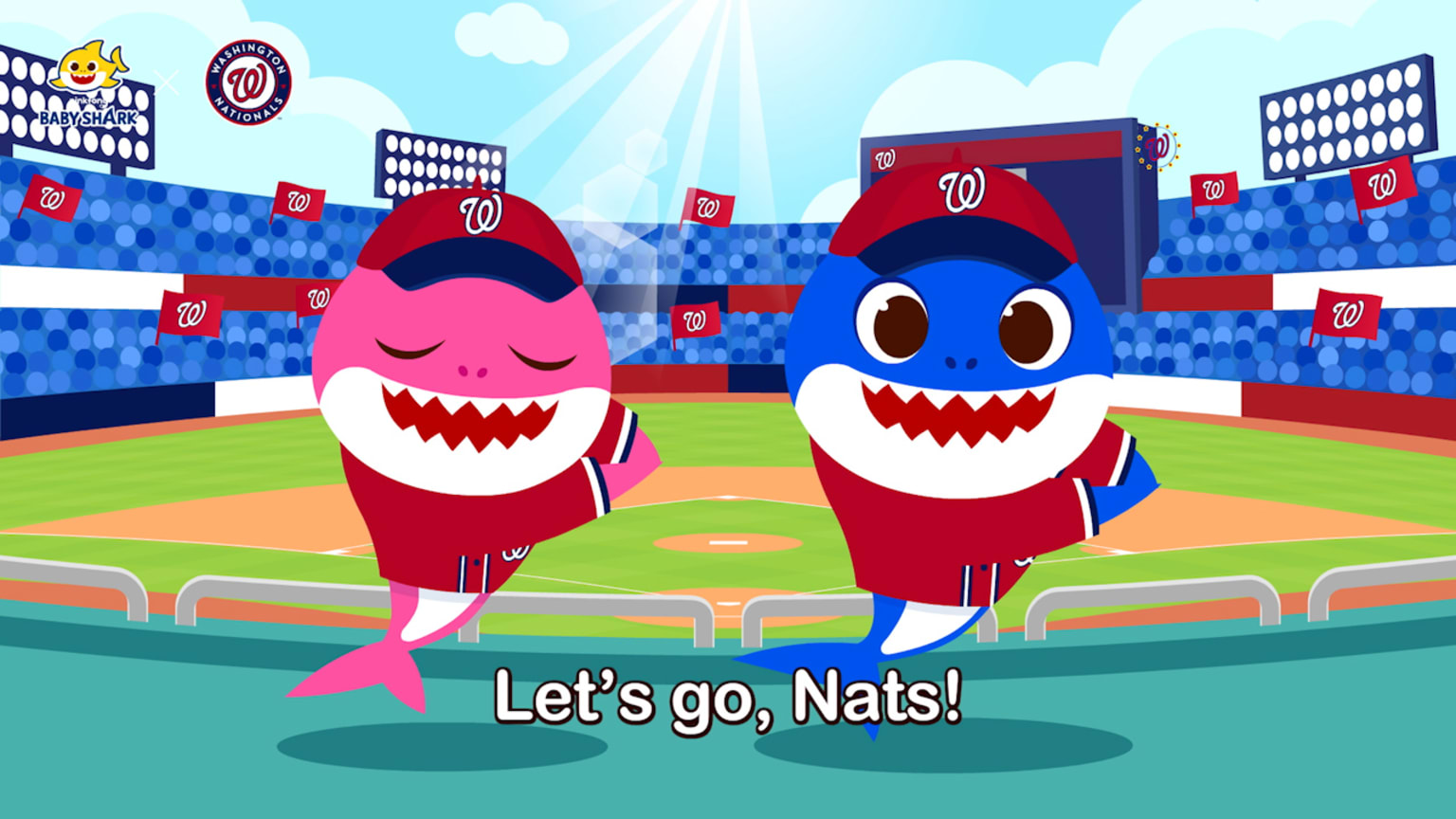 Washington nationals baby shark hat sale