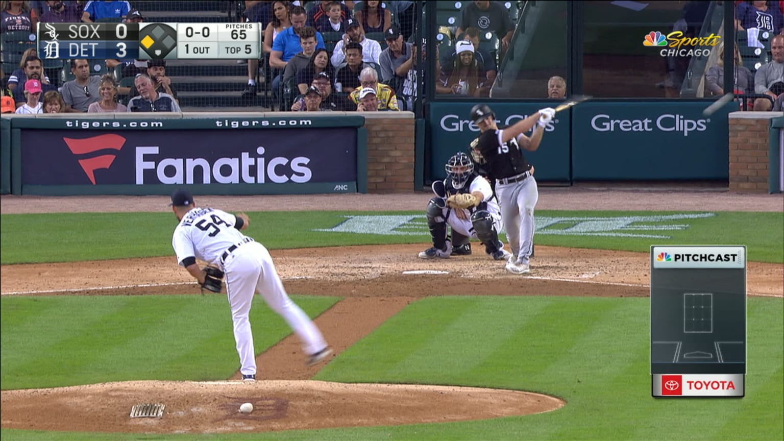 CWS@DET: Engel chops an RBI double down the line | 08/06/2019 | Chicago ...