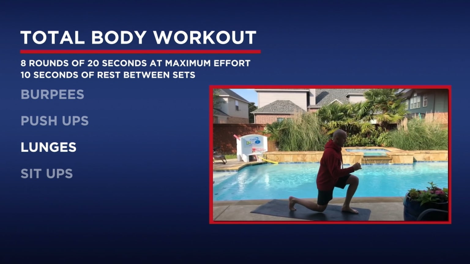 Total body workout from home | 05/13/2020 | Texas Rangers