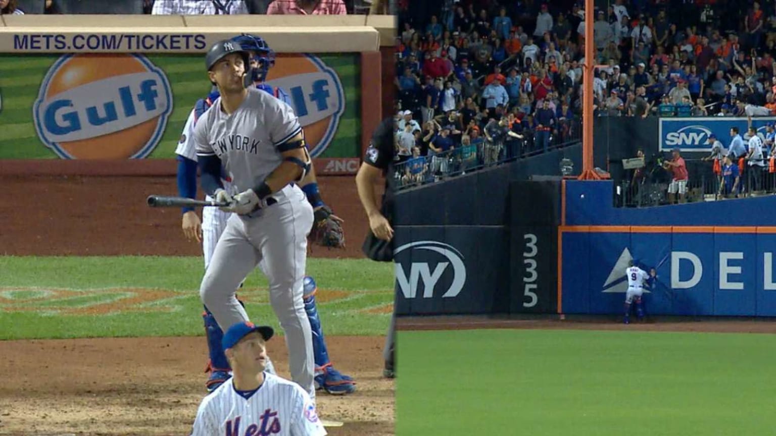 Ouch! Yankees' Giancarlo Stanton drills kid in head with home run vs. Twins  