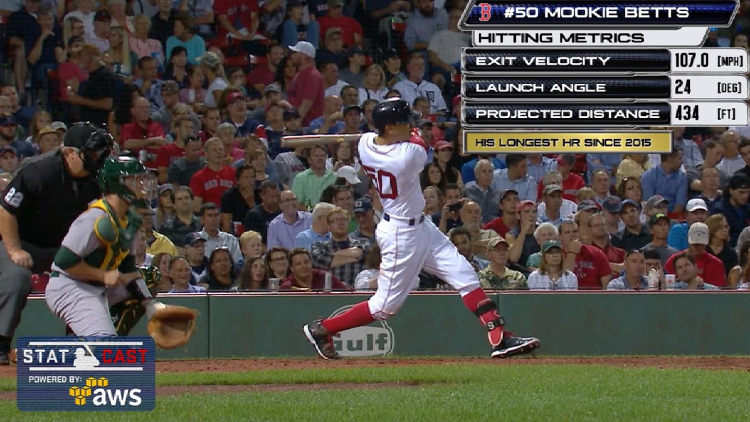 ESPN Stats & Info] Mookie Betts finished August batting .455 with 51 hits  and 11 home runs. He's the 3rd player since 1900 to have a .450 average  with 50 hits and