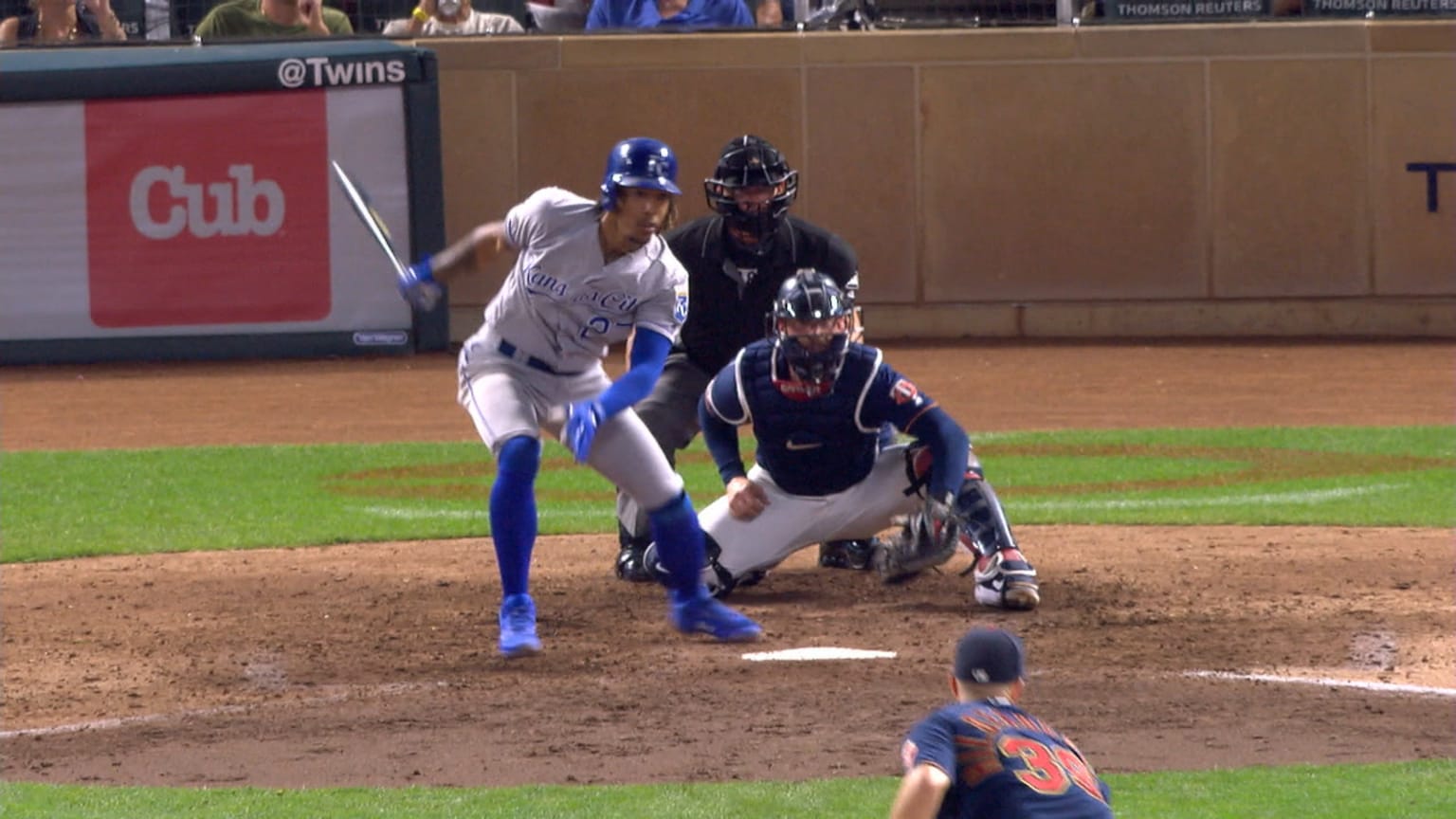 KC@MIN: Mondesi sends an RBI double to left field | 09/21/2019 | Kansas ...