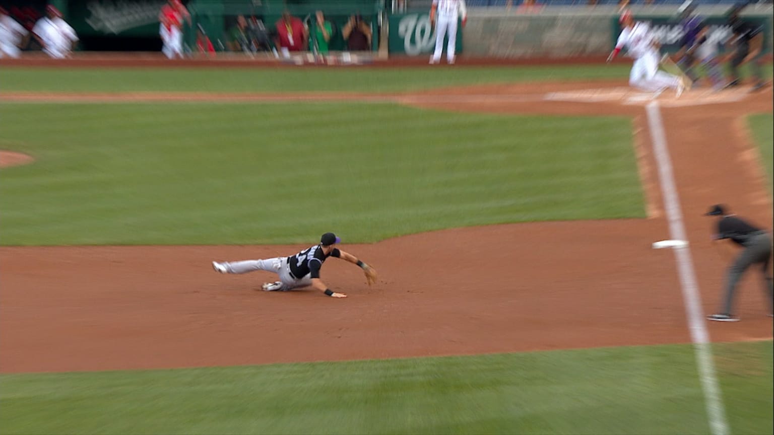 McMahon's diving grab 07/25/2019 Colorado Rockies