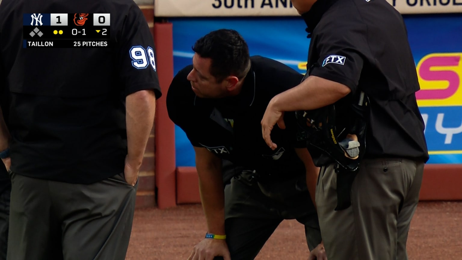 Umpire hit by a pitch in the top of the 2nd inning 05/17/2022 Cleveland Guardians