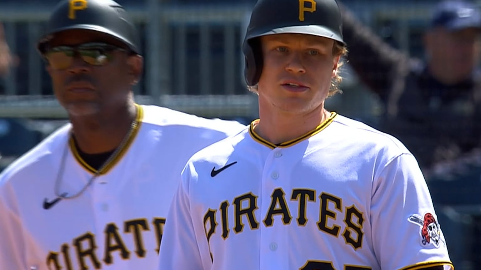 Jack Suwinski's first career RBI 04/28/2022 Pittsburgh Pirates