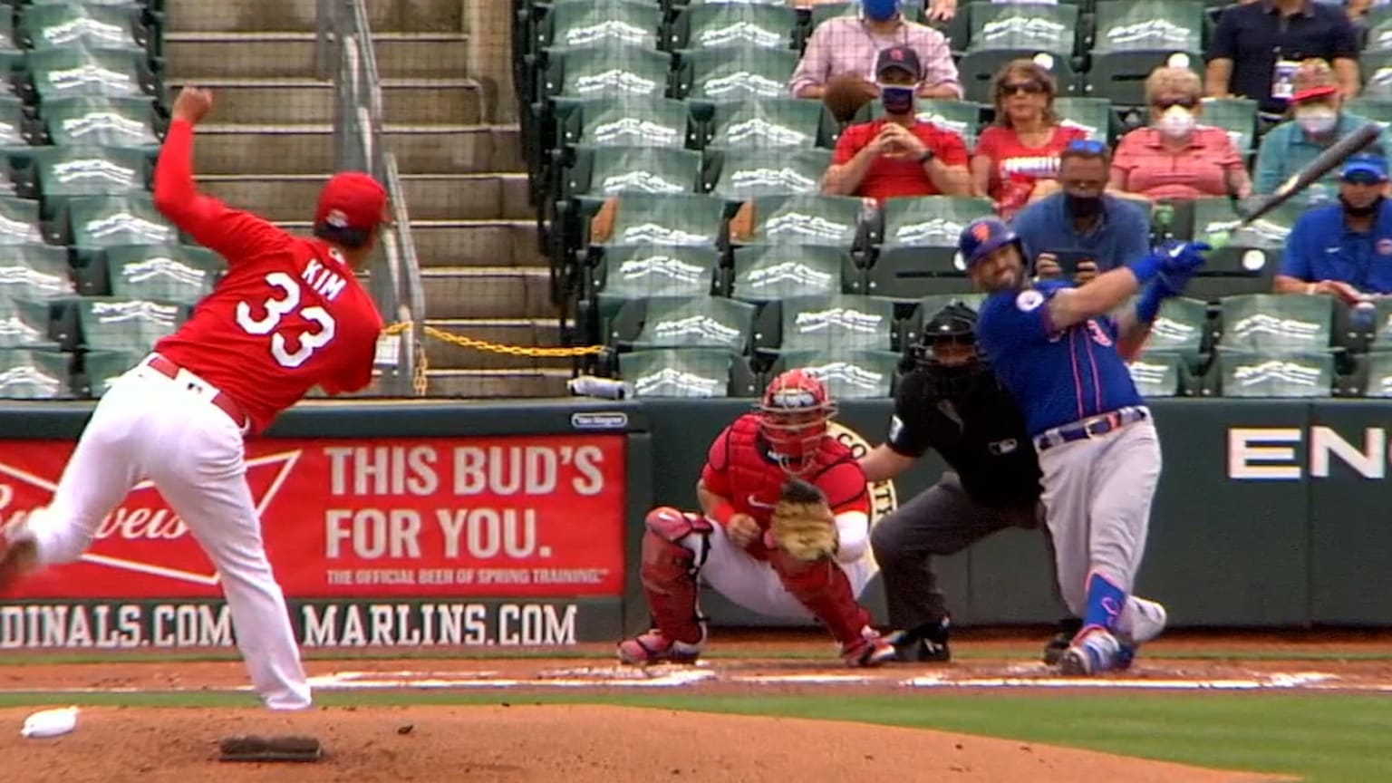 Tomás Nido�s runscoring single 03/03/2021 New York Mets