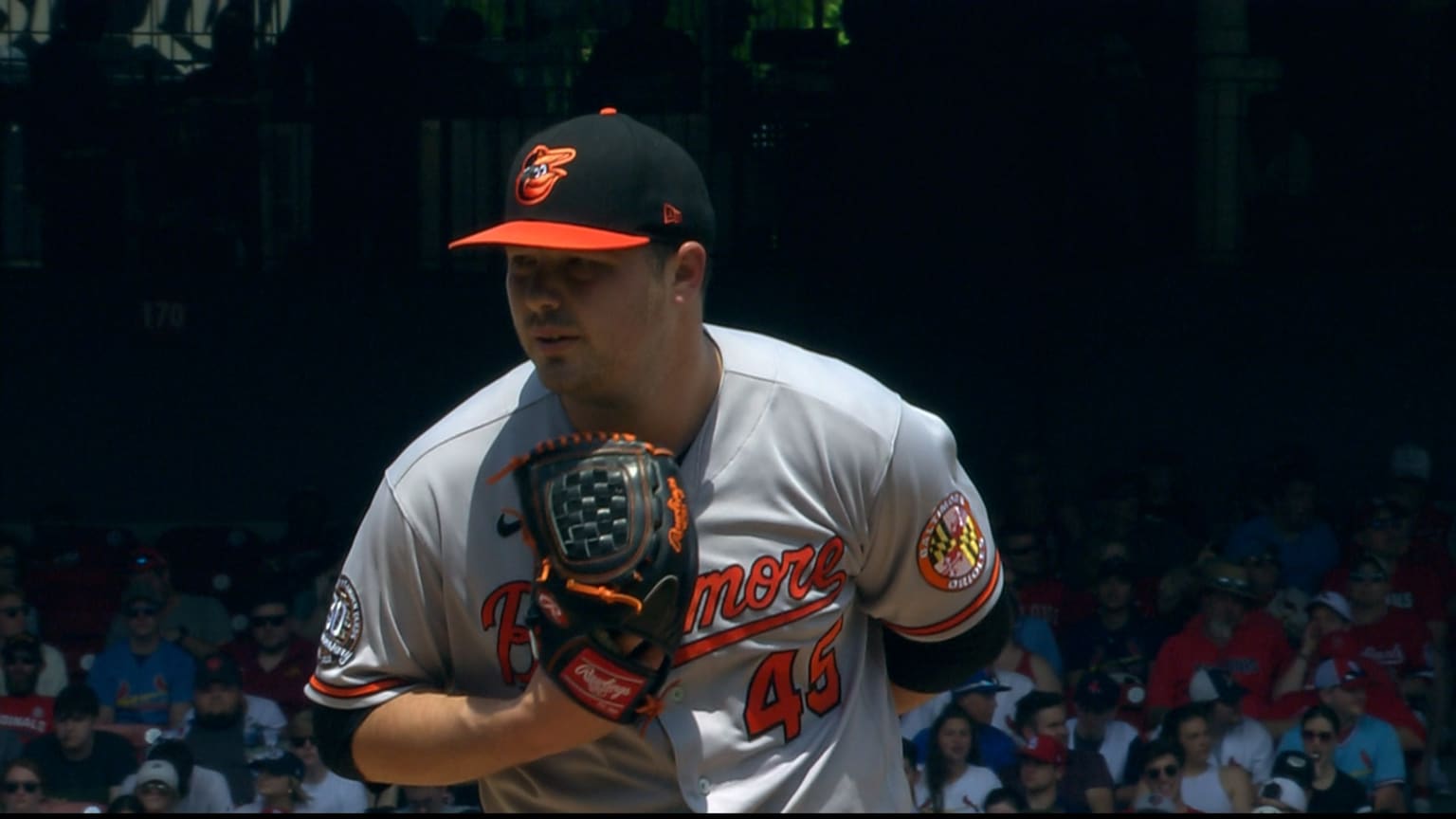 Akin escapes a basesloaded jam 05/12/2022 Baltimore Orioles