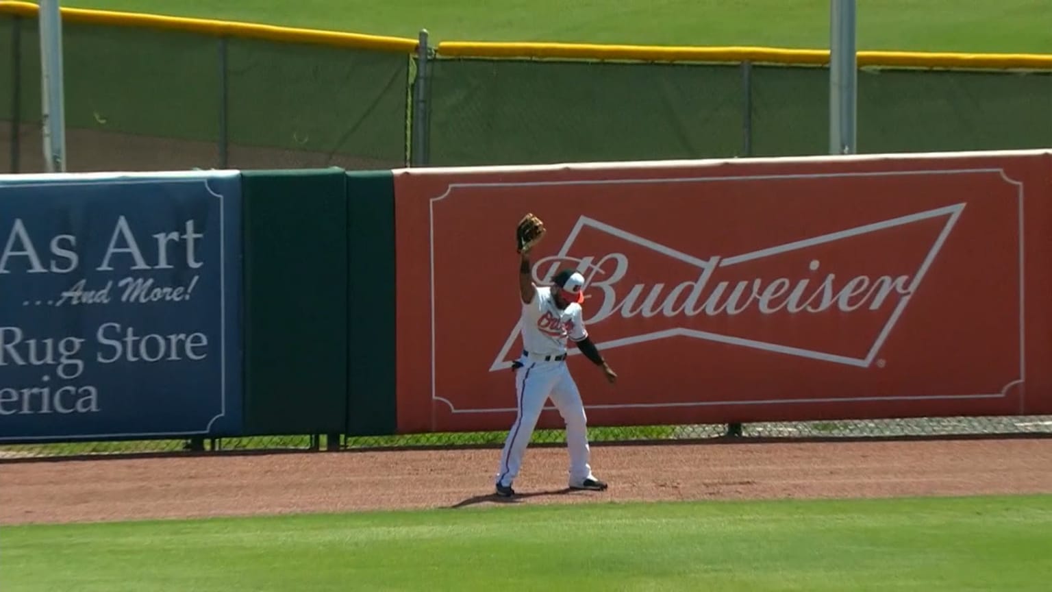 The angle of this Cedric Mullins catch 😱 #baseball #mlb #sports