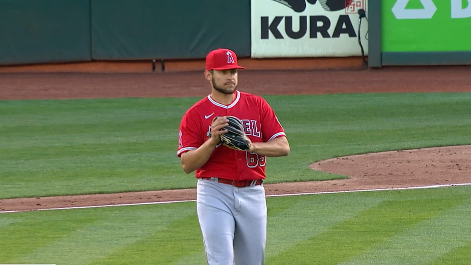 Angels starter Chase Silseth taken to hospital after getting hit by throw