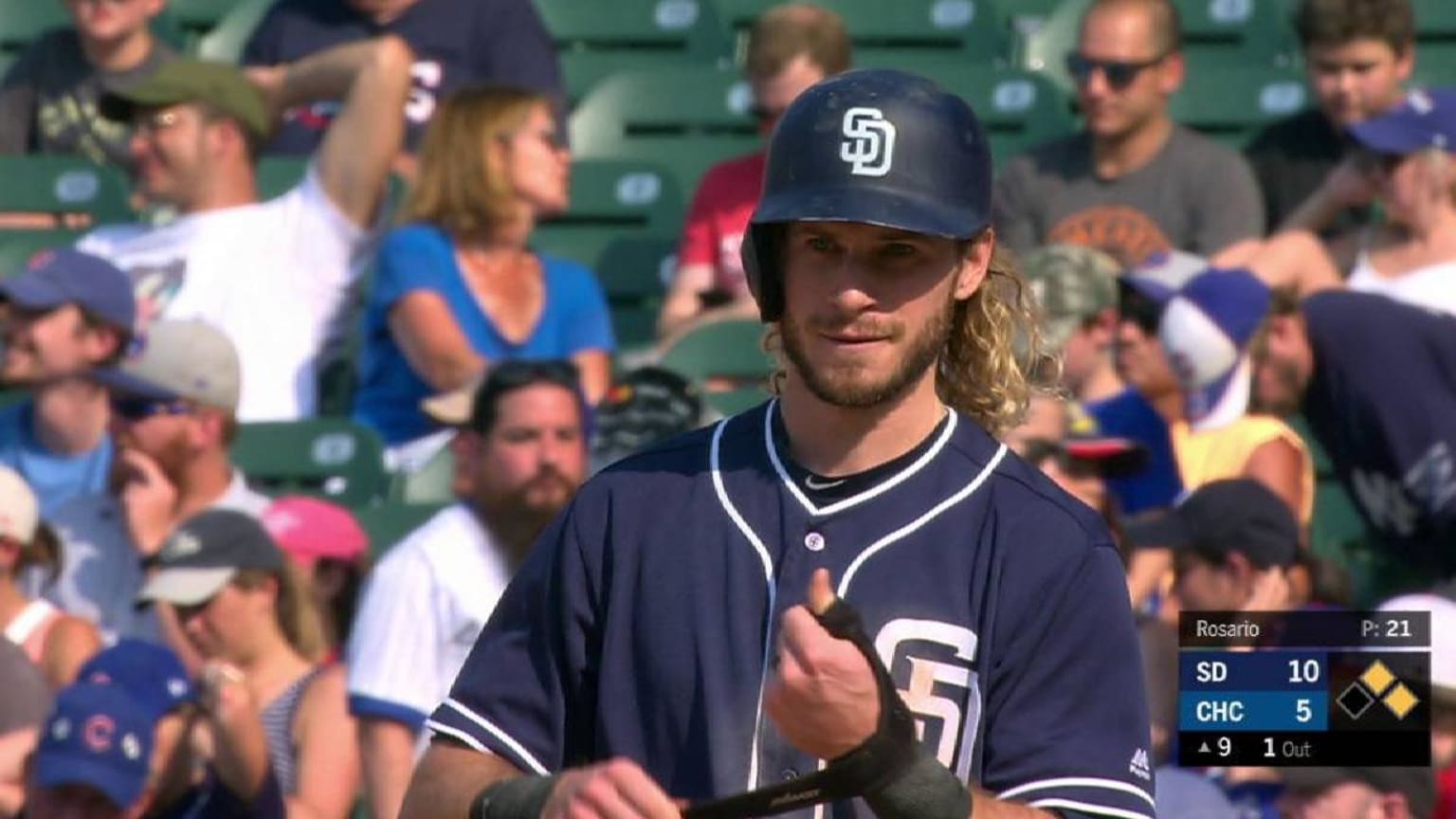 Jankowski's 2run single 08/05/2018 San Diego Padres