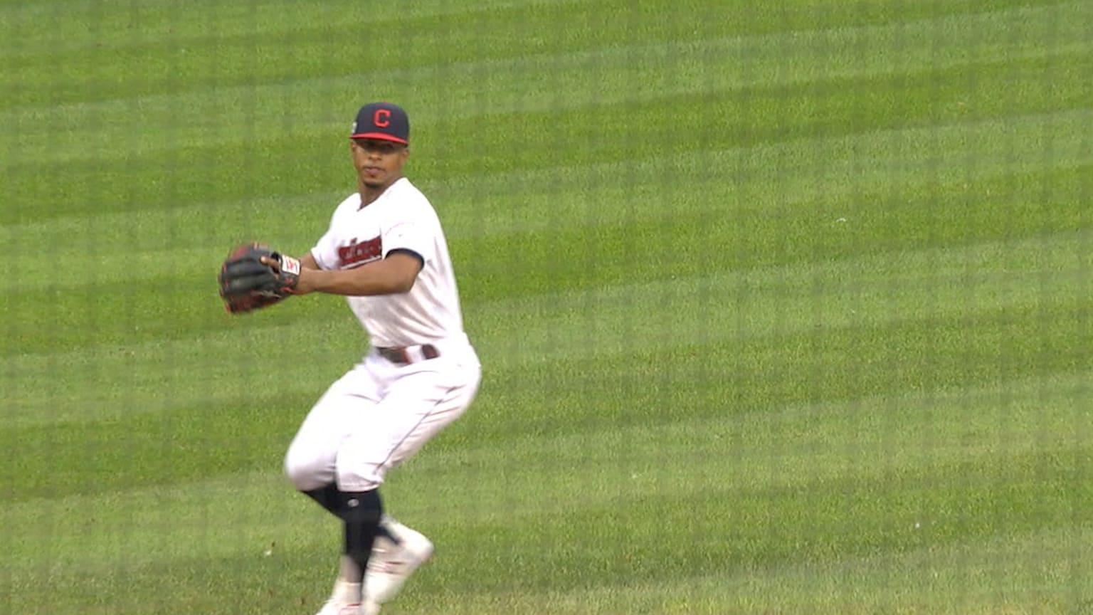 DET@CLE: Lindor flashes the leather to take away hit | 07/16/2019 ...