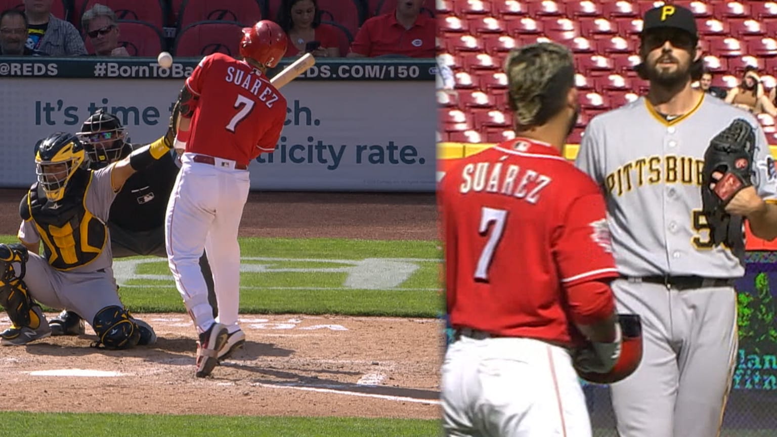 HBP leads to heated exchange 05/29/2019 Atlanta Braves