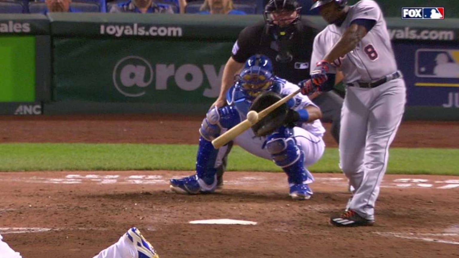 Watch: Detroit Tigers' Nick Castellanos homers, ump makes super smooth bat  flip catch 